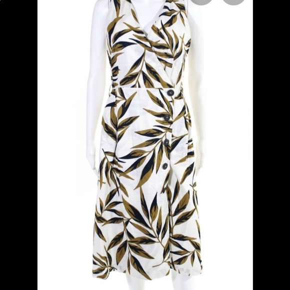 JOA Woman’s Palm Midi Cotton Dress Size S NWT - Picture 2 of 8